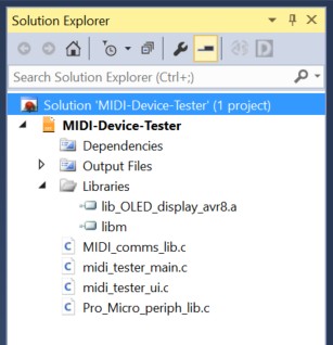 MIDI Device Tester - MIDI Controller